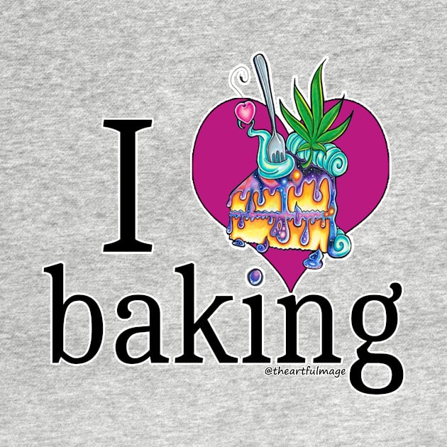 I Heart Baking (Space Cake Version) by Artful Magic Shop